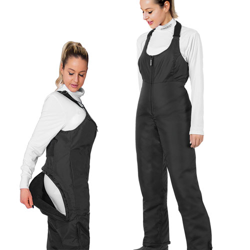 Buy DSG Outerwear Women's Avid Ice Fishing Drop-Seat Bibs, Black, XX-Large  at